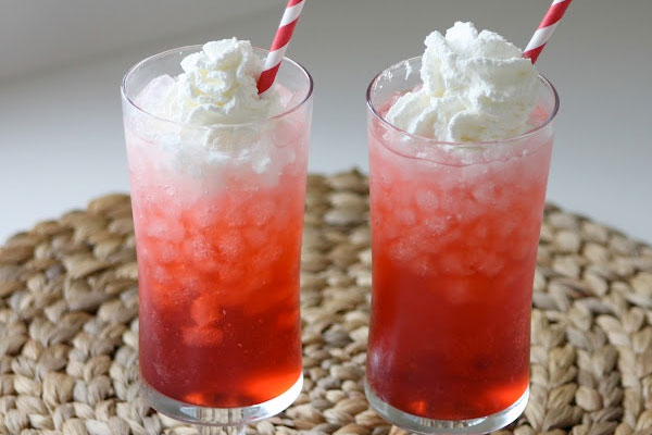 Strawberry Rum Cooler Italian Soda